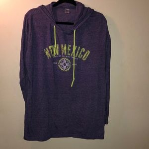 Purple Light weight New Mexico SweatShirt